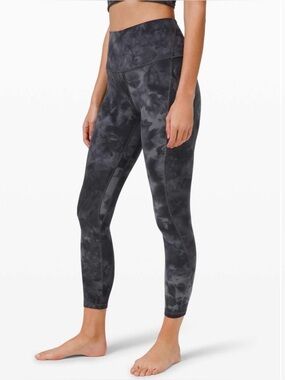 Lululemon Align  high -rise pant 23
 Diamond dye pitch gray graphite gray